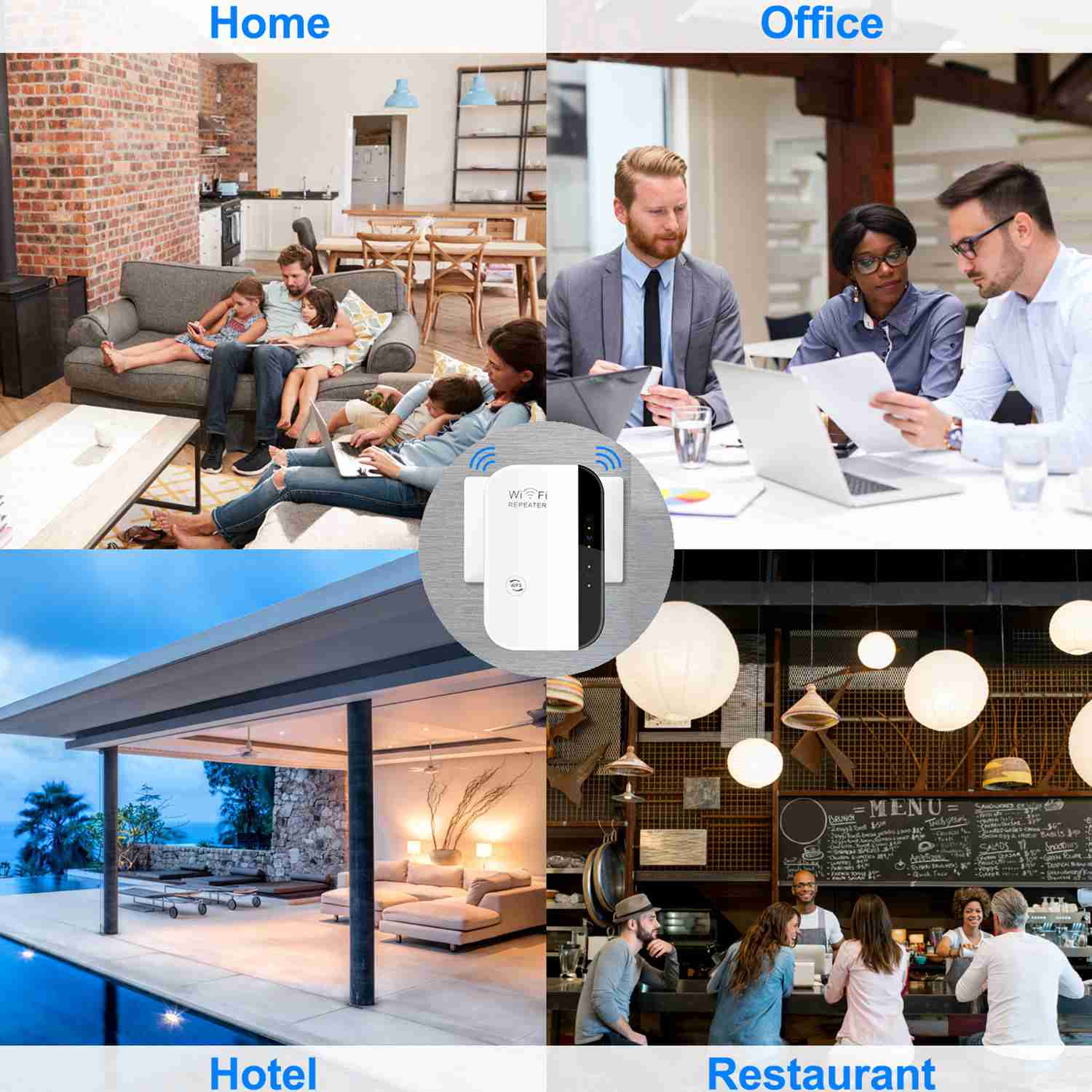 300 Mbps WiFi Repeater Computer Accessories - Tophatter Daily Deals