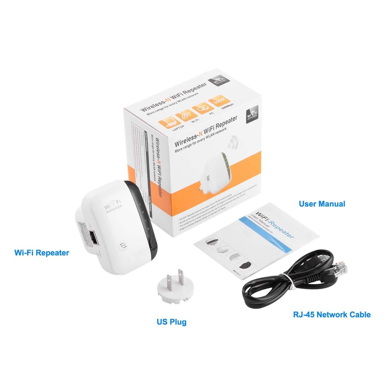 300 Mbps WiFi Repeater Computer Accessories - Tophatter Daily Deals