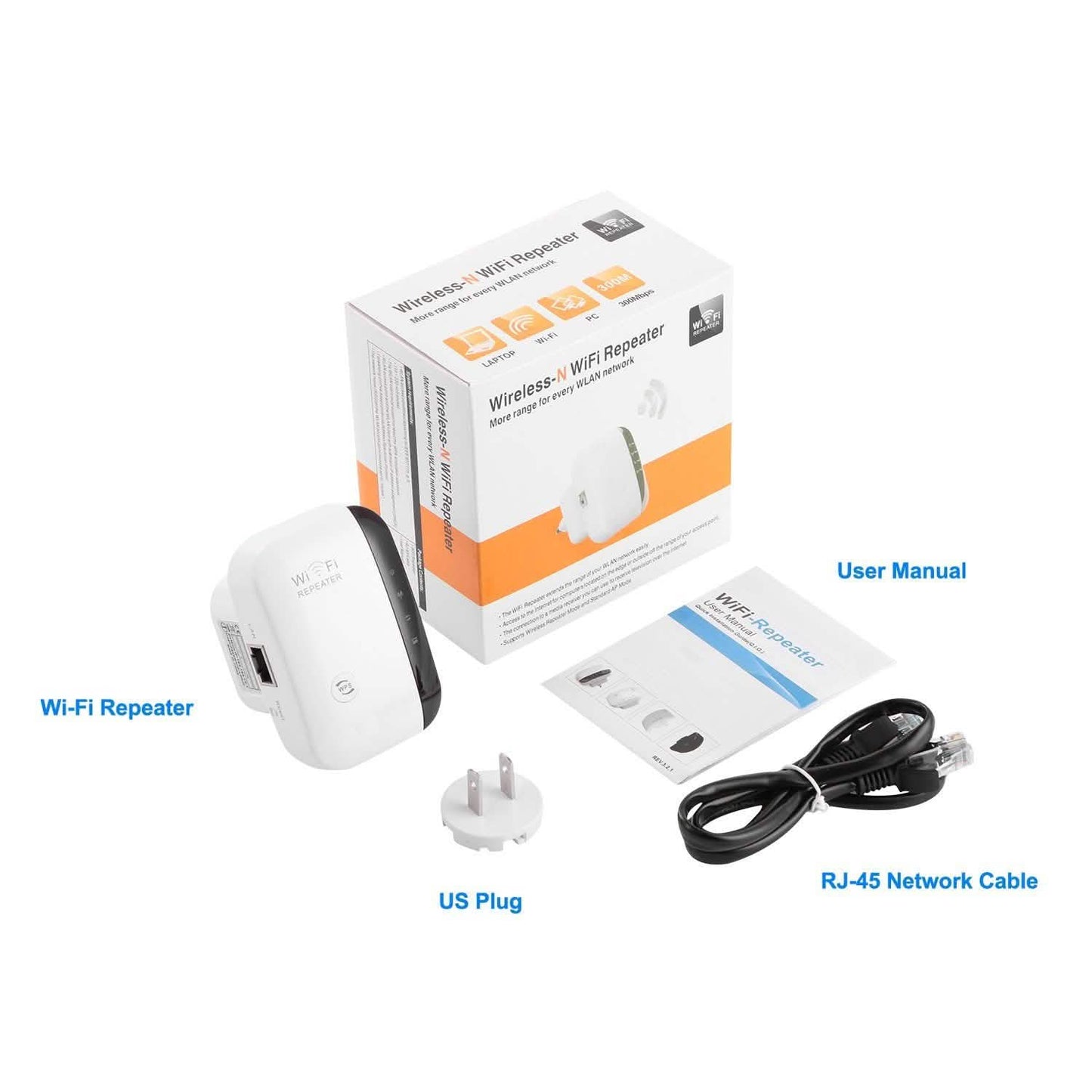 300 Mbps WiFi Repeater Computer Accessories - Tophatter Daily Deals