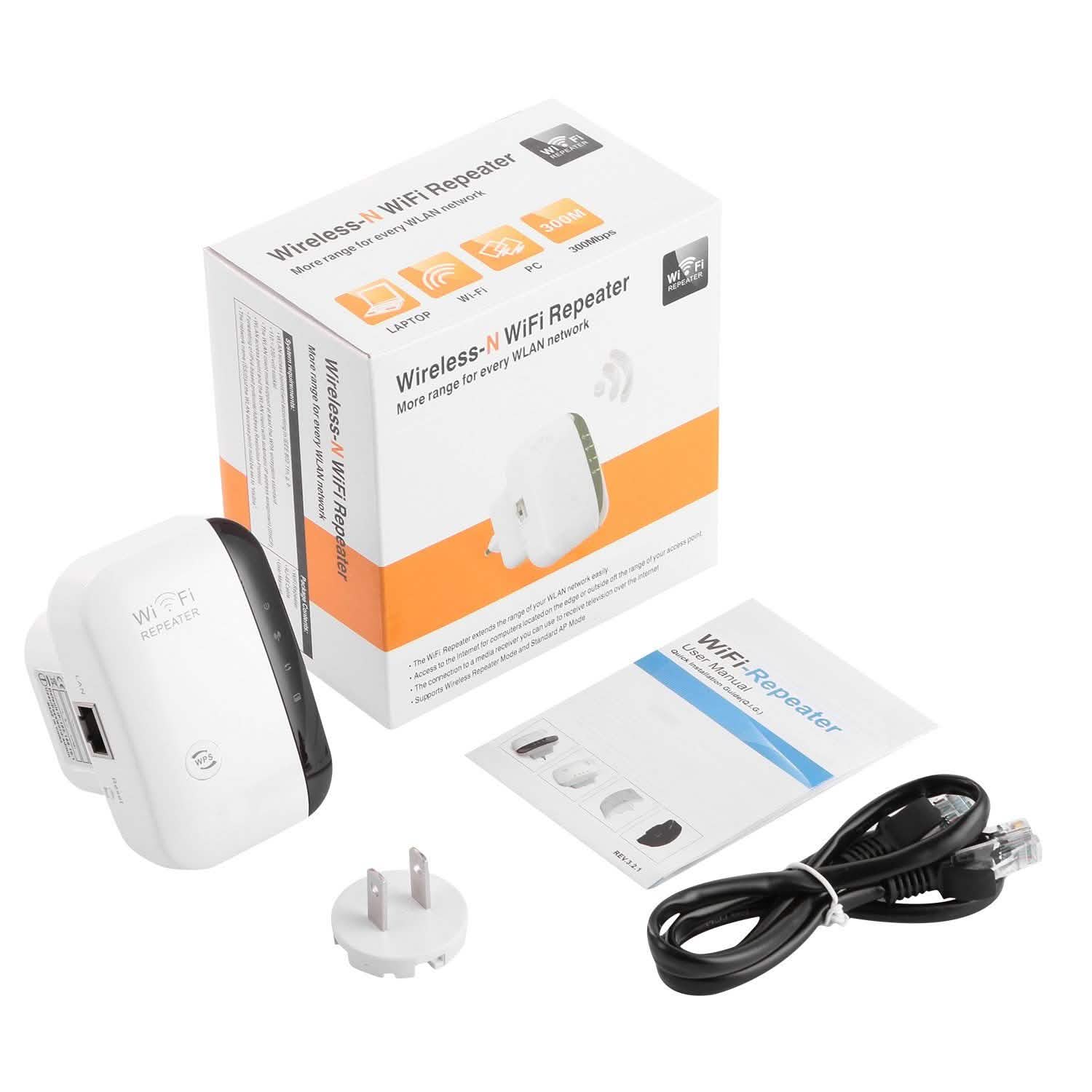 300 Mbps WiFi Repeater Computer Accessories - Tophatter Daily Deals