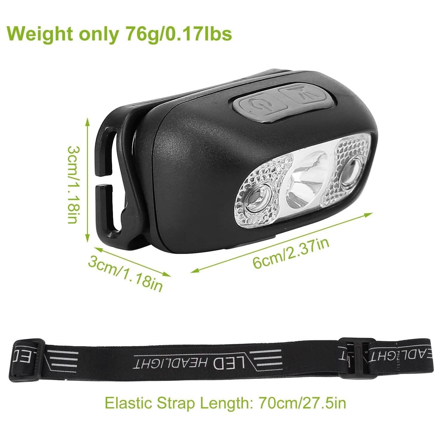 30000LM Rechargeable Motion Sensor Headlamps Outdoor Recreation - Tophatter Daily Deals