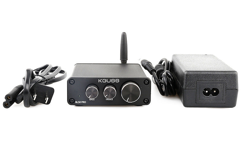 Bluetooth 5.0 HIFI Fever 50W*2 Digital Power Amplifier Black 0 - Tophatter Daily Deals