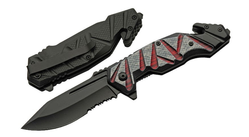 4.50" RED BEAR CLAW KNIFE - Tophatter Daily Deals