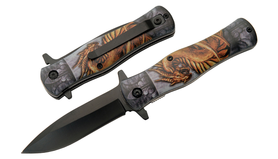 4.5" FANTASY DRAGON FOLDER - Tophatter Daily Deals