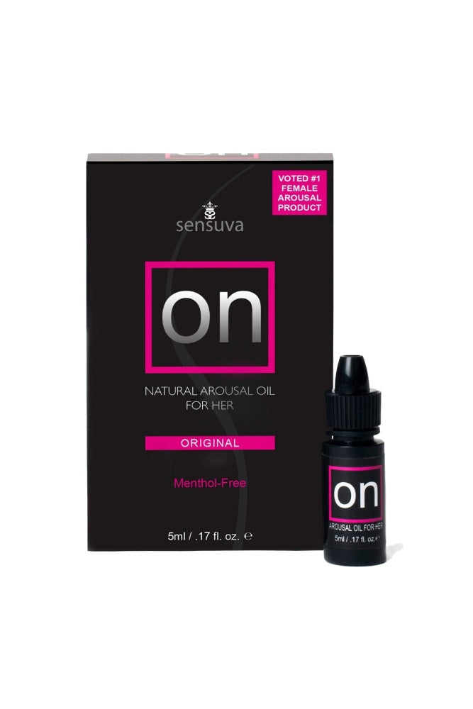 ON by Sensuva - Original Natural Arousal Oil For Her - 5ml Liquid - Tophatter Daily Deals