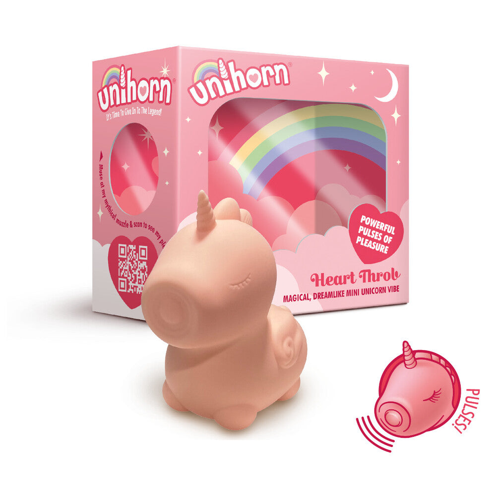 Unihorn Heart Throb – Pulsating Silicone Clitoral Vibrator > Vibrators > Ladies > Clitoral Vibrators and Stimulators - Tophatter Daily Deals