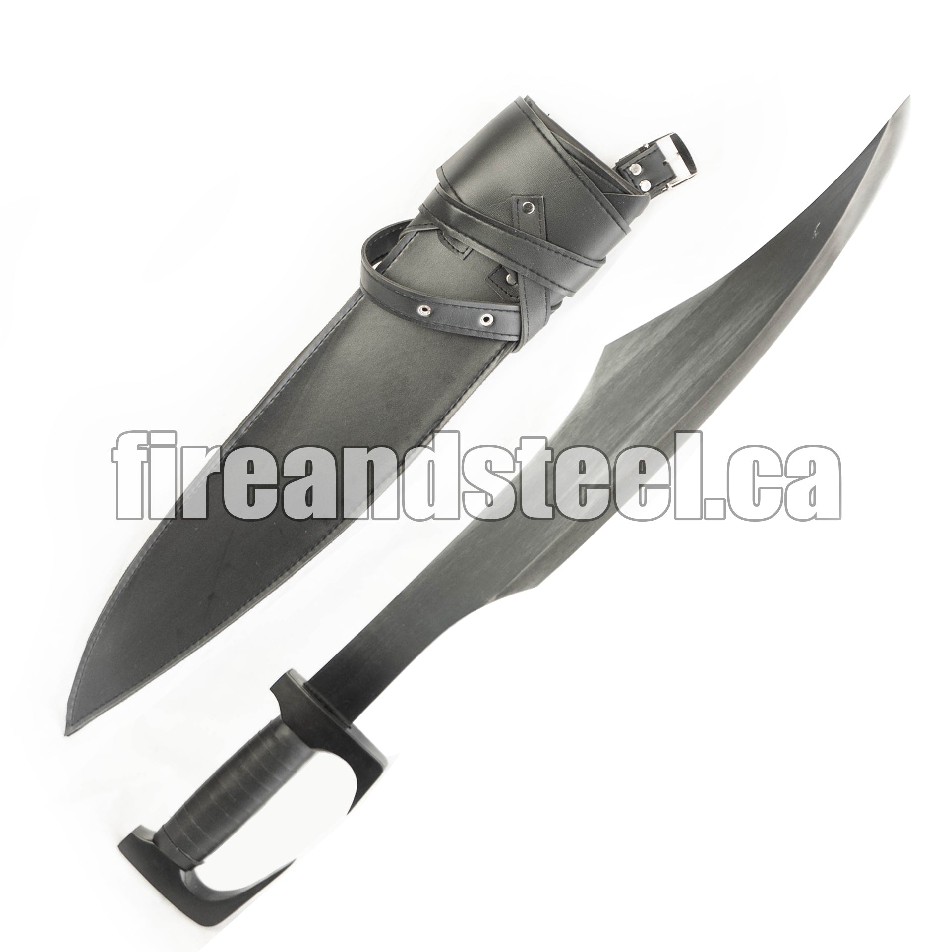 King Leonidas' Spartan Sword (Black Handle) Movie Sword - Tophatter Daily Deals