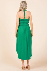 Culture Code Tie Back Shirring Dress with Pockets Casual Dresses - Tophatter Daily Deals