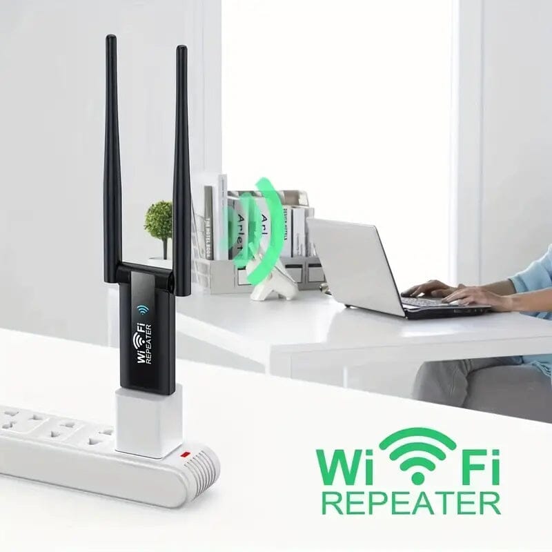 300Mbps 2.4G USB-Wireless Wifi Signal Amplifier Repeater Wi-Fi Repeater - Tophatter Daily Deals