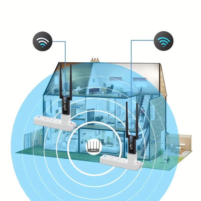 300Mbps USB Wi-Fi Repeater Wi-Fi Repeater - Tophatter Daily Deals