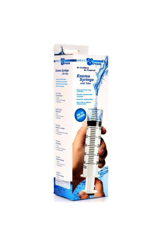 XR Brands - Clean Stream - Enema Syringe with Tube - Assorted Sizes - Tophatter Daily Deals