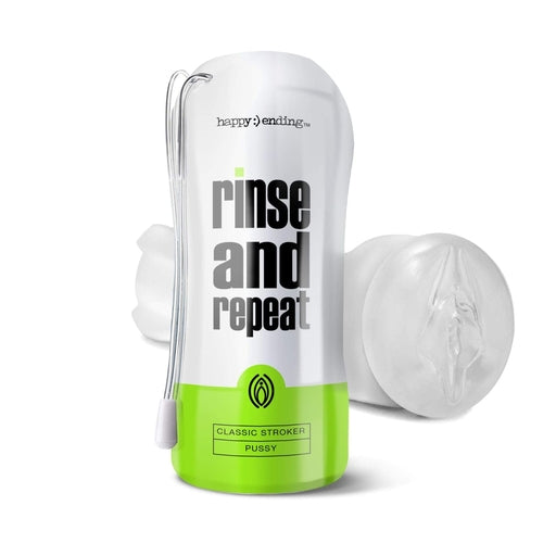 Happy Ending Rinse and Repeat Classic Stroker Pussy Soft TPE Shower Masturbator with Storage Case > Sex Toys For Men > Masturbators > Manual - Tophatter Daily Deals