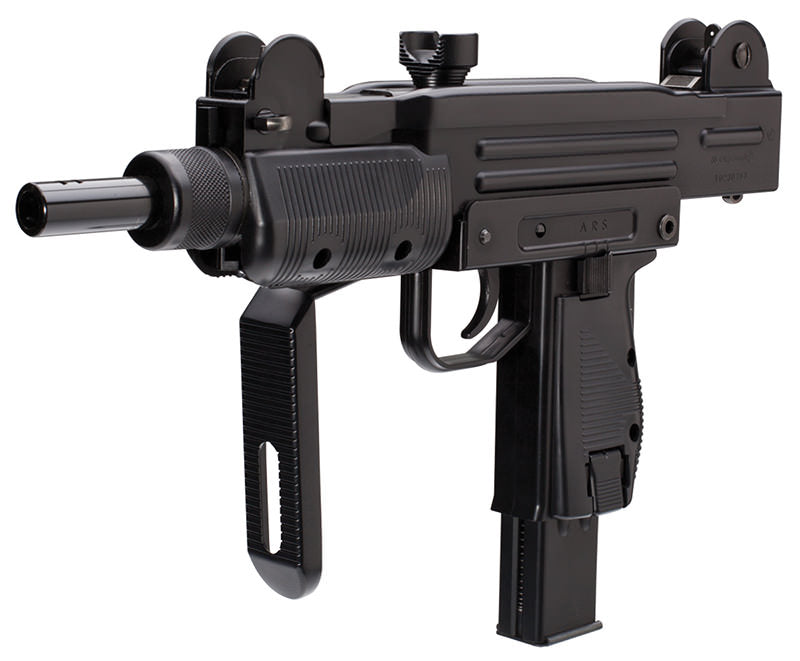 UZI CO2 Blowback Submachine BB Gun Carbine Air Rifle Semi-Auto .177 BB - Tophatter's Army Products & Self Defense Collectible Weapons - Tophatter Daily Deals