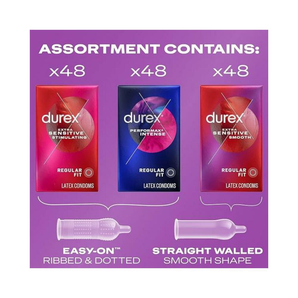 Durex Variety Pack 144 Ct - Tophatter Daily Deals