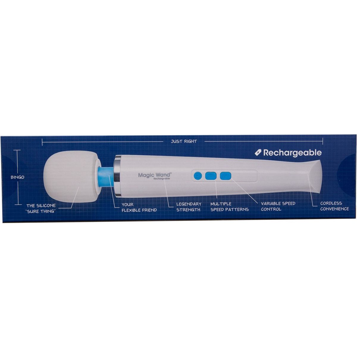 Magic Wand Rechargeable Massage Wand - Tophatter Daily Deals