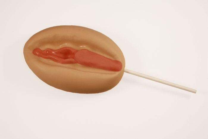 Large Vulva Lollipop Butterscotch Candy - Tophatter Daily Deals