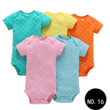 Baby Short Climb 5-piece Romper Boys and Girls Cotton One-piece Rompers 16Style Q5pcs 0 - Tophatter Daily Deals