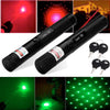 Green Laser Pointer Pen 303 Adjustable Focus Burning Match Military Grade 10 Miles + Star Cap + Battery + Charger 532nm Laser - Tophatter Daily Deals