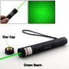 Green Laser Pointer Pen 303 Adjustable Focus Burning Match Military Grade 10 Miles + Star Cap + Battery + Charger 532nm Laser - Tophatter Daily Deals