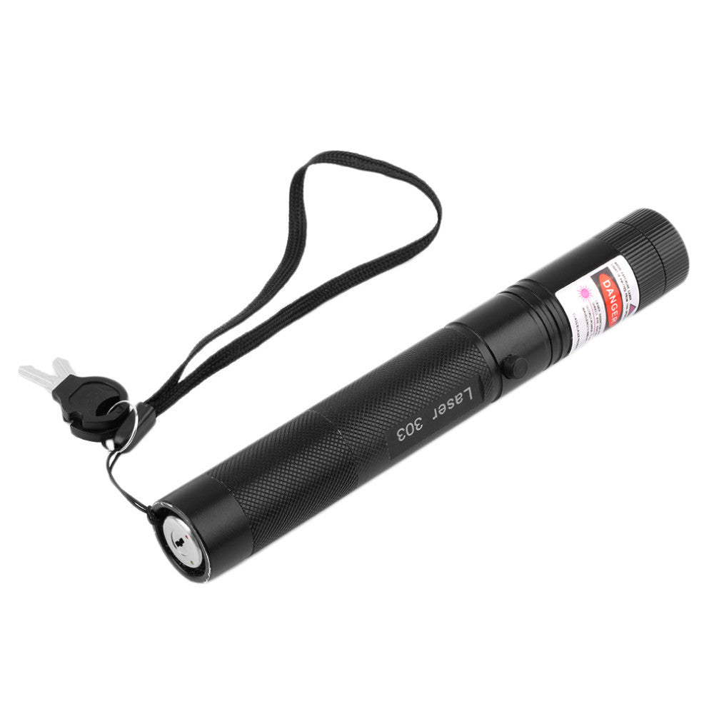 Blue Purple Laser Pointer Pen 303 Adjustable Focus Burning Match Military Grade 10 Miles + Star Cap + Battery + Charger 405nm Laser - Tophatter Daily Deals