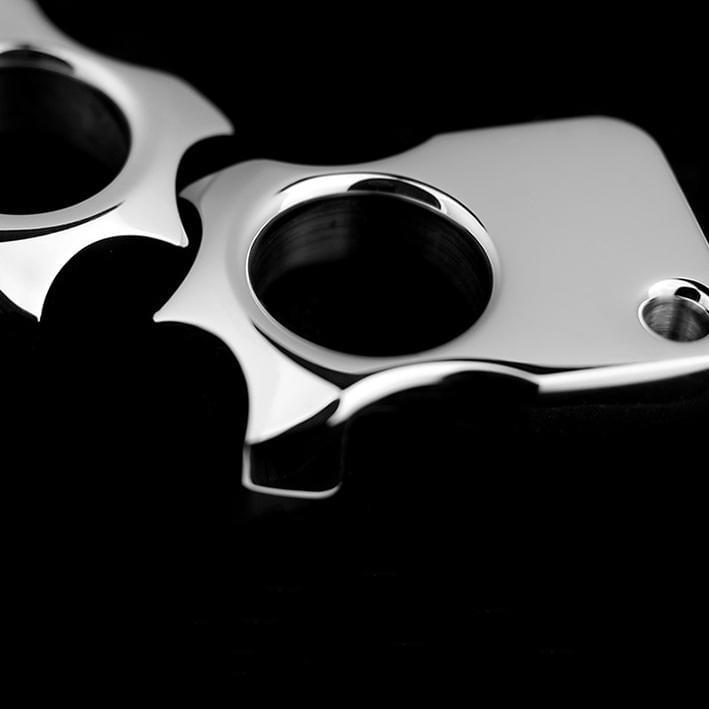 304 Stainless Steel Single Finger Brass Knuckles Brass Knuckles - Tophatter Daily Deals