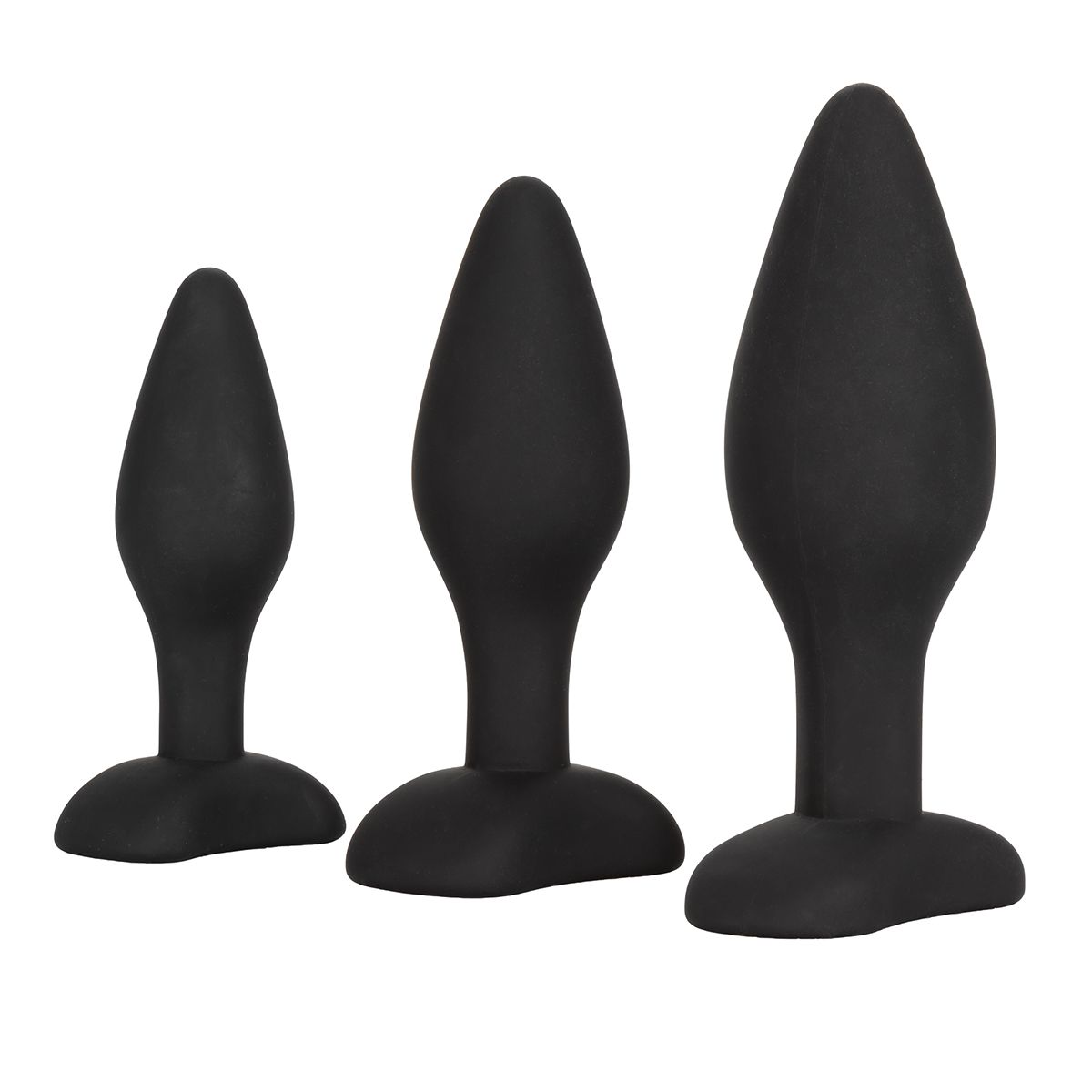 Calexotics Silicone Anal Exerciser Kit in Black Anal Sex Toys - Tophatter Daily Deals
