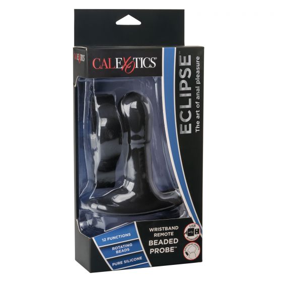 Eclipse Wristband Remote Beaded Probe in Black Anal Sex Toys - Tophatter Daily Deals