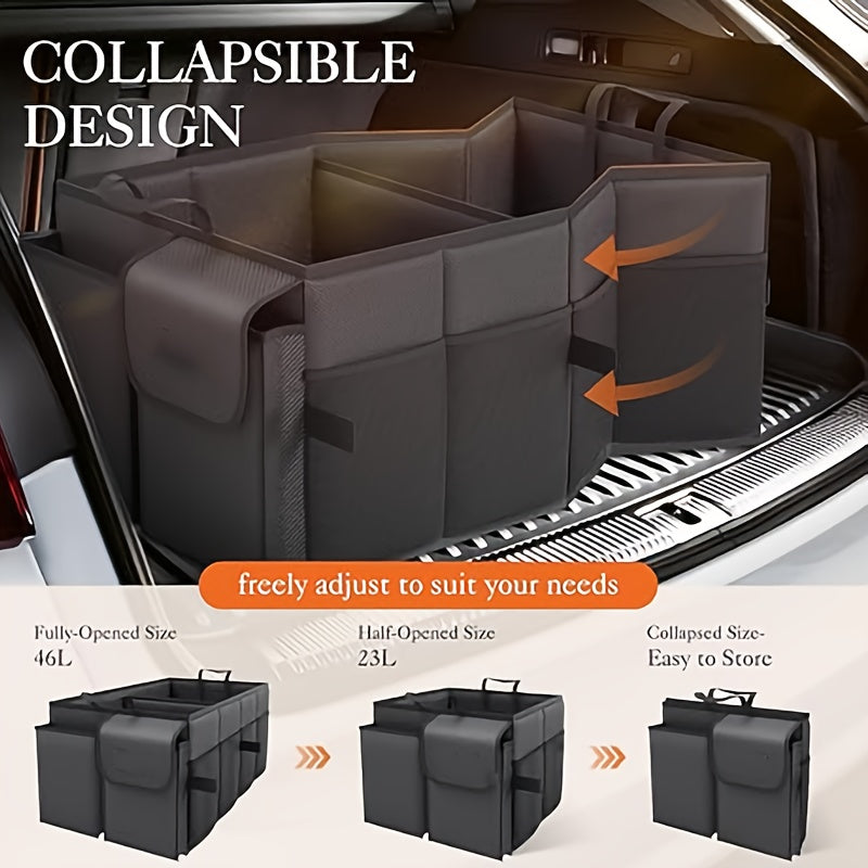 Car Trunk Organizer Large Foldable Storage Box Backpacks - Tophatter Daily Deals