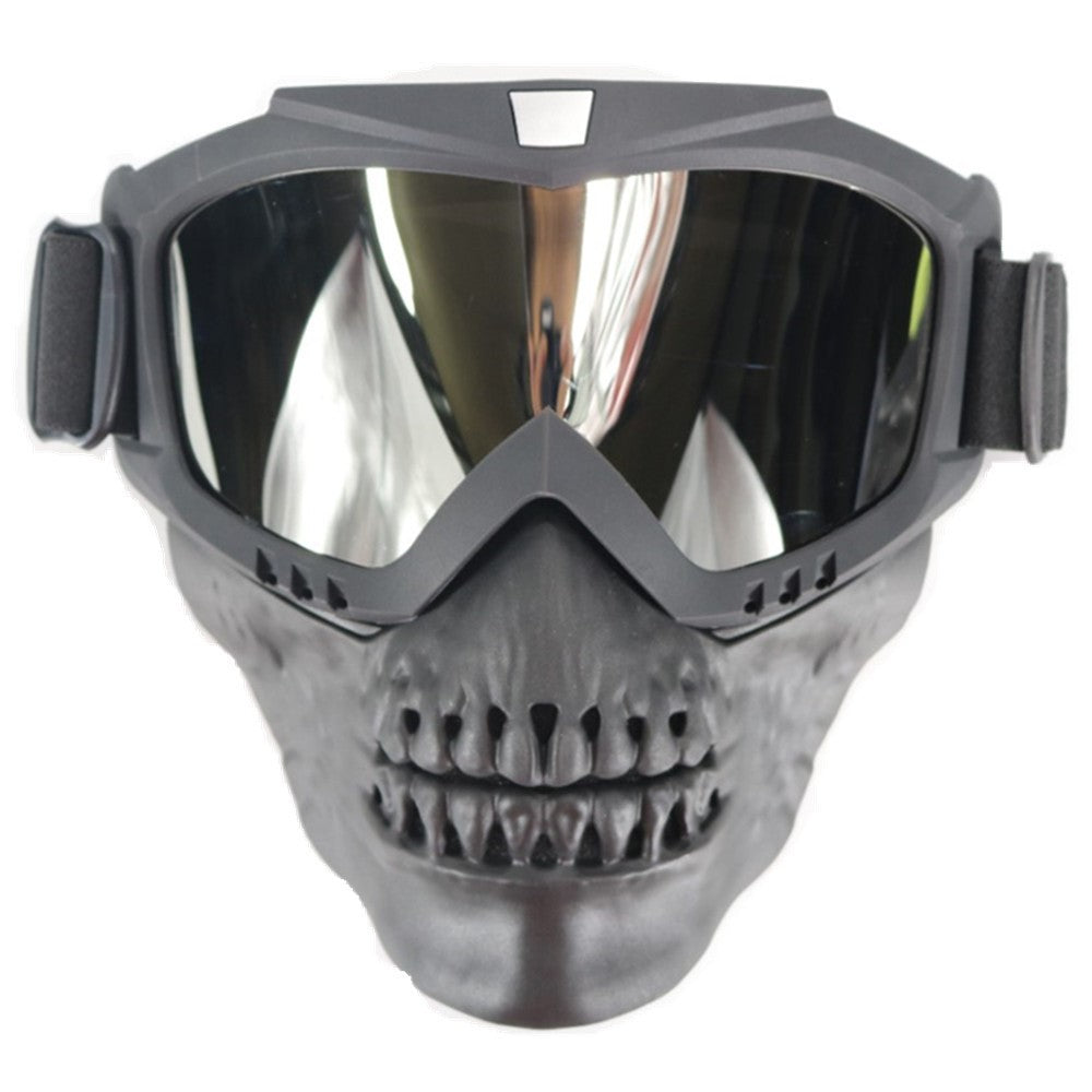 American full face anti-impact tactical skull mask Mercury 0 - Tophatter Daily Deals