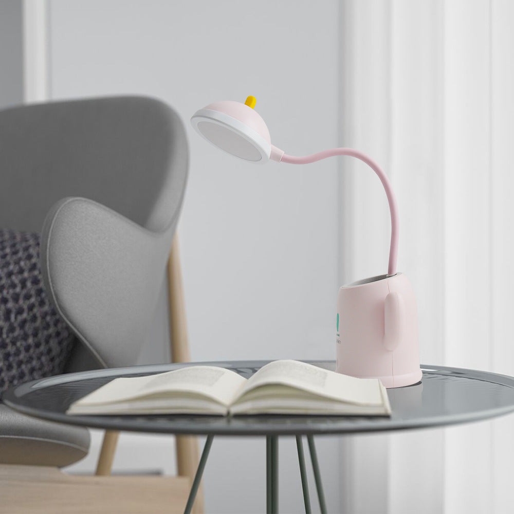 Cactus Pen Holder Table Lamp - USB Rechargeable Desk Light Desk Lamps & Lighting - Tophatter Daily Deals