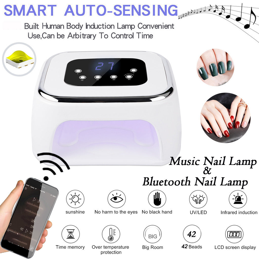 Bluetooth music nail phototherapy machine 0 - Tophatter Daily Deals