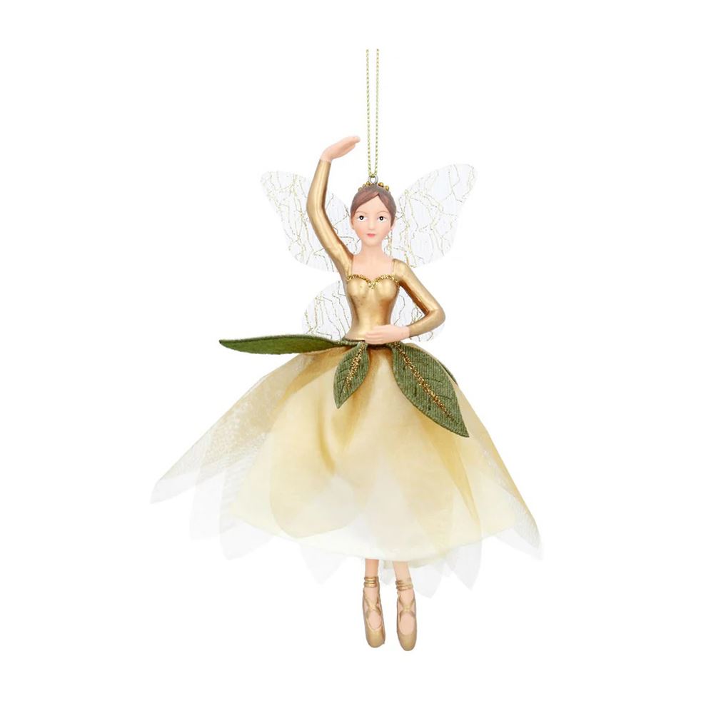 Flower Fairy Christmas Bauble | Woodland Fairy Christmas Tree Ornament - 16cm Baubles - Tophatter Daily Deals