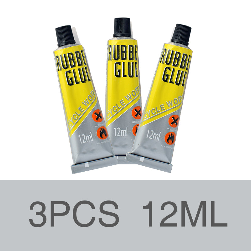 Bicycle and motorcycle tire repair glue 3pcs 12ml 0 - Tophatter Daily Deals