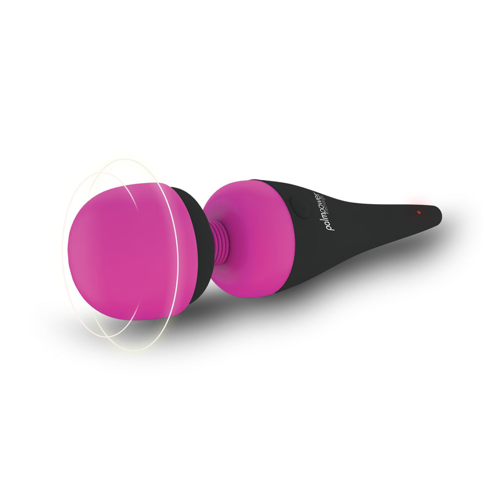 PalmPower Recharge Waterproof Massage Wand Vibrator - Tophatter Daily Deals