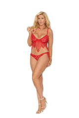 Lace Underwire Bralette with Matching Panty Red Bra N Panty Sets - Tophatter Daily Deals