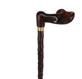 Blackthorn & Translucent Amber Style: Comfort Palm Grip Cane Irish Blackthorn Canes - Tophatter Daily Deals