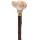 Blackthorn & White Marble Grip, Natural Blackthorn Elegance Irish Blackthorn Canes - Tophatter Daily Deals