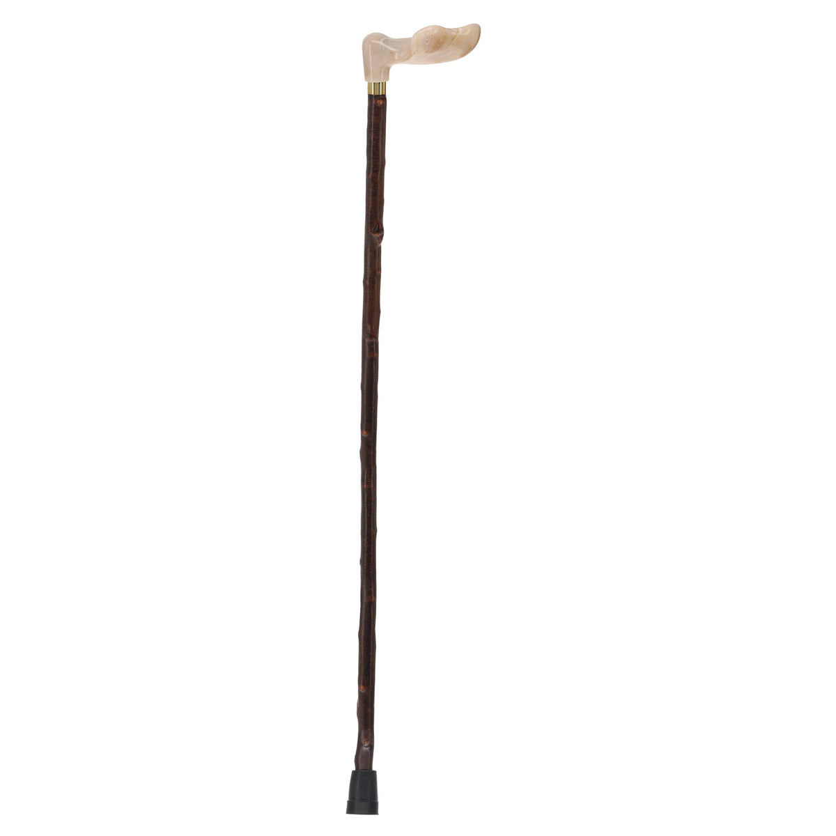 Blackthorn & White Marble Grip, Natural Blackthorn Elegance Irish Blackthorn Canes - Tophatter Daily Deals