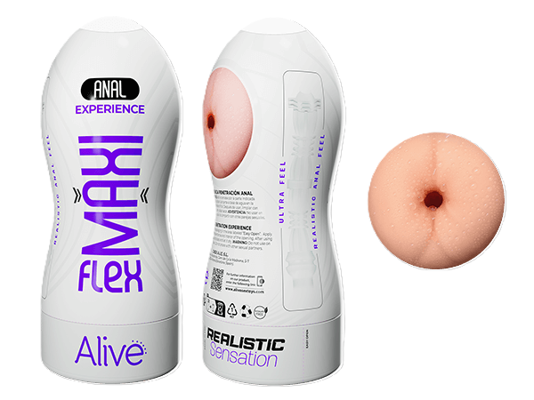 Alive Anal Maxi Flesh Large – Realistic Flesh Masturbator > Sex Toys For Men > Masturbators > Manual - Tophatter Daily Deals