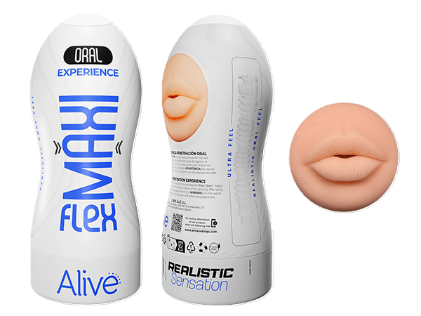Alive Oral Maxi Flex Flesh Masturbator Size L > Sex Toys For Men > Masturbators > Manual - Tophatter Daily Deals