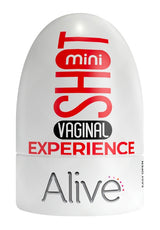 Alive Mini Shot Masturbator Vagina Vaginal Experience Compact White > Sex Toys For Men > Masturbators Cup - Tophatter Daily Deals