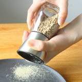 2 PcsLot Salt And Pepper Grinder Set 0 - Tophatter Daily Deals