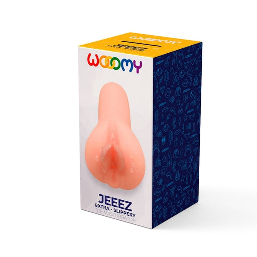 Wooomy Jeeez Masturbator Vagina Natural Color 11.6 x 5.4 cm Waterproof TPE Material > Sex Toys For Men > Masturbators > Manual - Tophatter Daily Deals