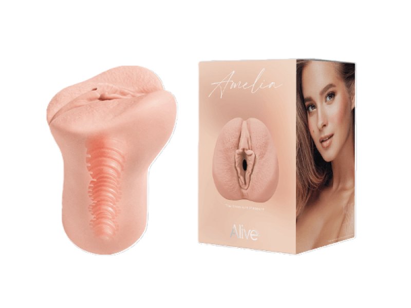 Alive Amelia Super Realistic Masturbator - Flesh Masturbator > Sex Toys For Men > Masturbators > Manual - Tophatter Daily Deals