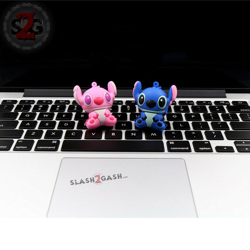 Cute Cartoon Stitch USB Flash Drive 2.0 Rubber Memory Stick 16gb USB Flash Drive - Tophatter Daily Deals