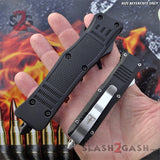S2G Tactical Small 7" OTF Bullet HK Automatic Knife - Double Edge Damascus Knife-OTF - Tophatter Daily Deals