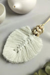 Leaf Macrame Pendant Necklace Necklaces - Tophatter Daily Deals