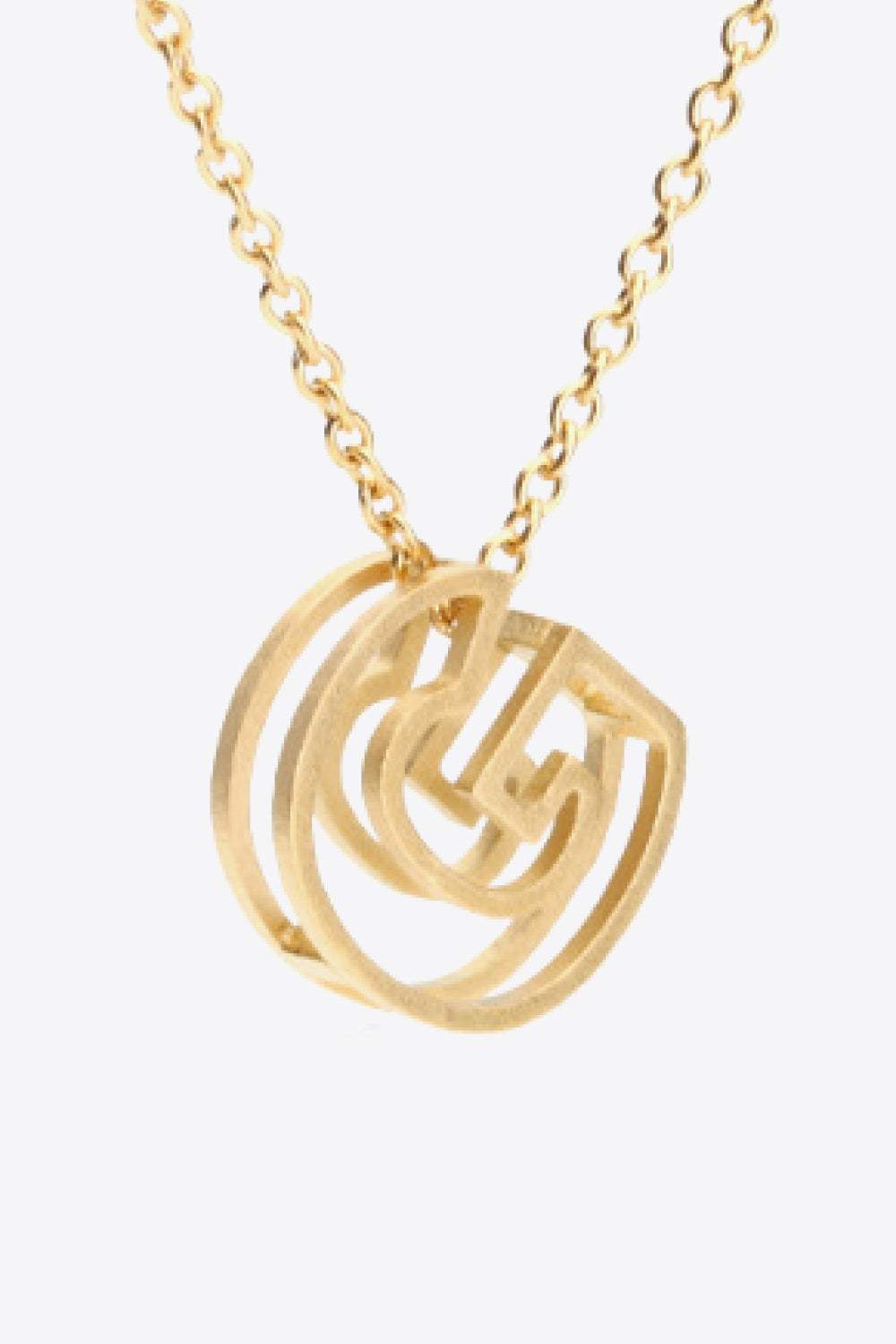 A to J Letter Pendant Nekclace Necklaces - Tophatter Daily Deals
