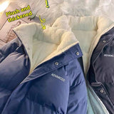 Warm Relaxed Women’s Puffer Jacket - Oversized Fleece Winter 3D Changing Face Moving Picture Frame - Tophatter Daily Deals