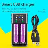 18650 Charger 4 Slot USB Lithium Ion 37V Battery Aani-mh 12V Battery High Current 2A Charging Case Double slot 18650style 0 - Tophatter Daily Deals
